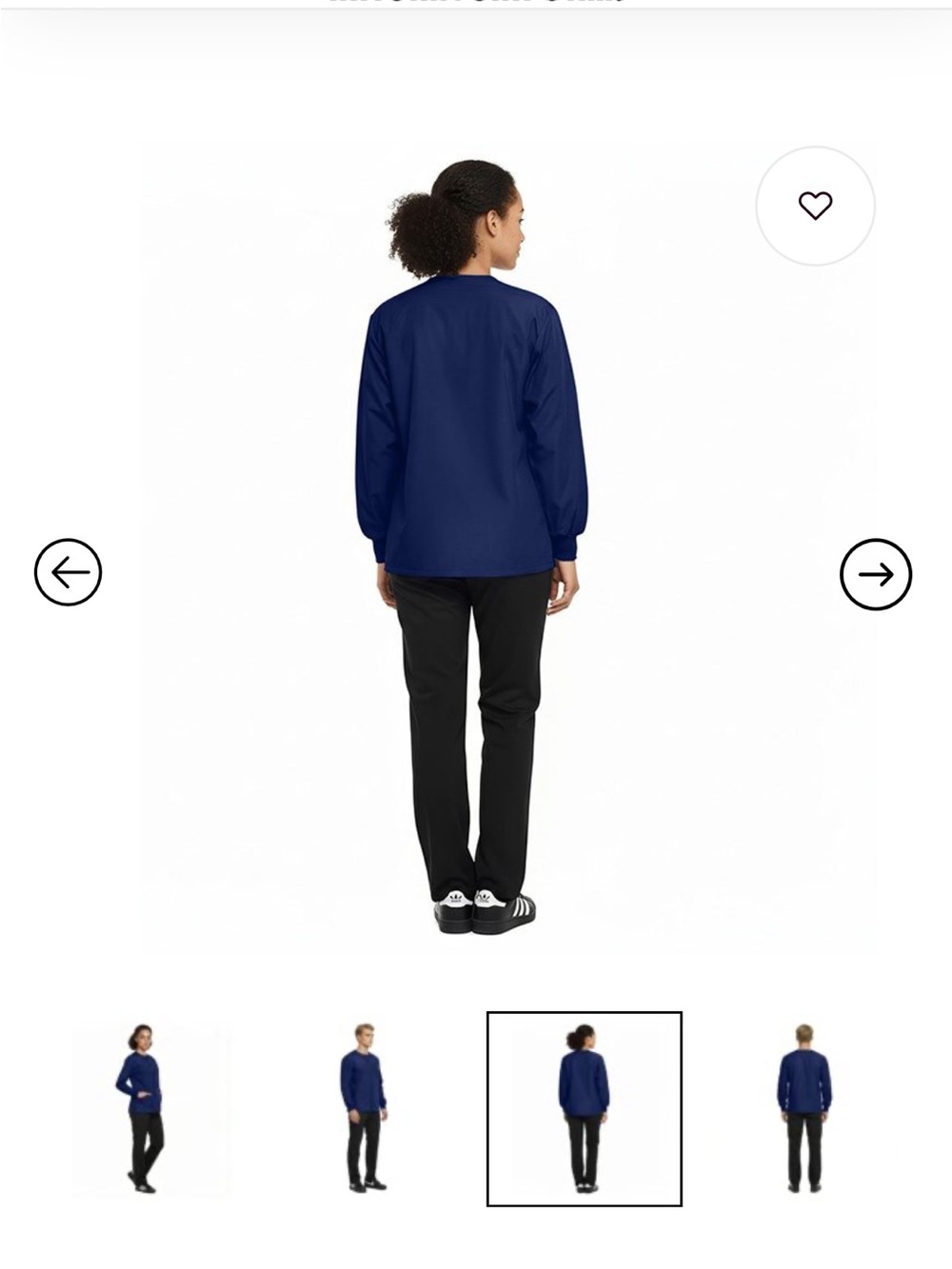 Navy Women's Button-Front Jacket - Picture 8 of 13